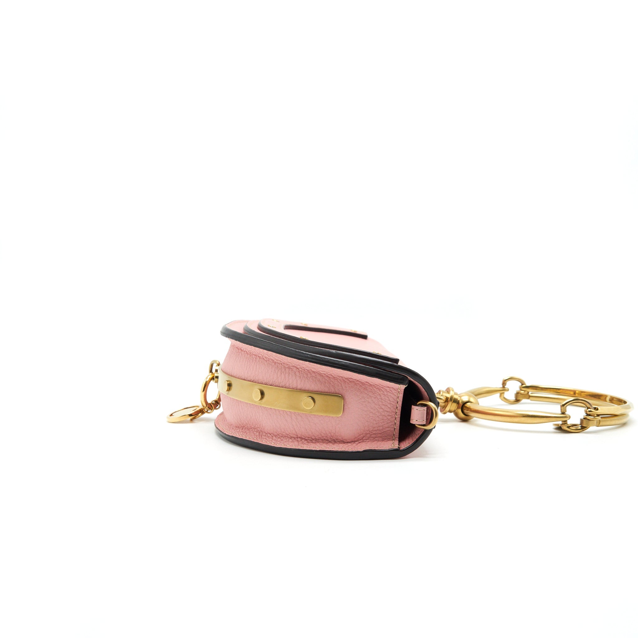 CHLOE NILE MINI LEATHER CROSSBODY BAG PINK