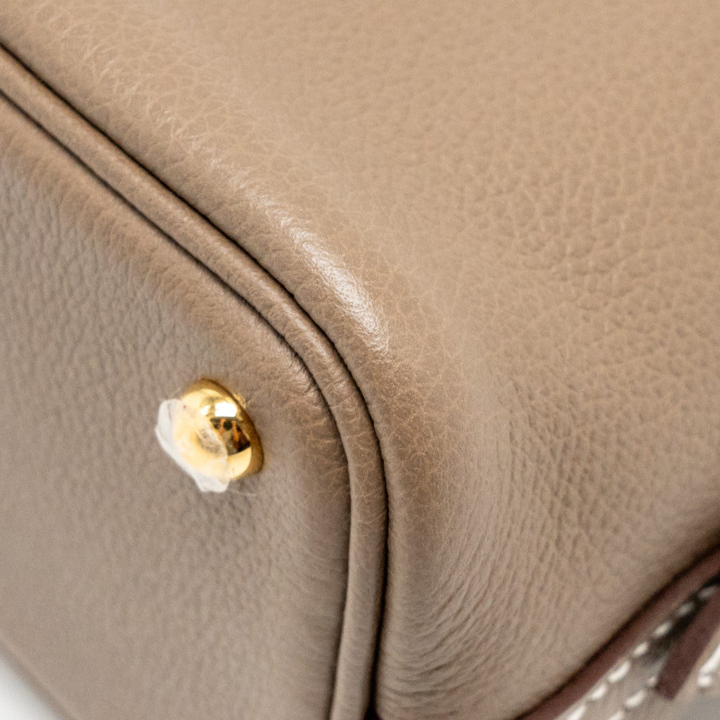 HERMES MINI BOLIDE EVERCOLOR ETOUPE GHW