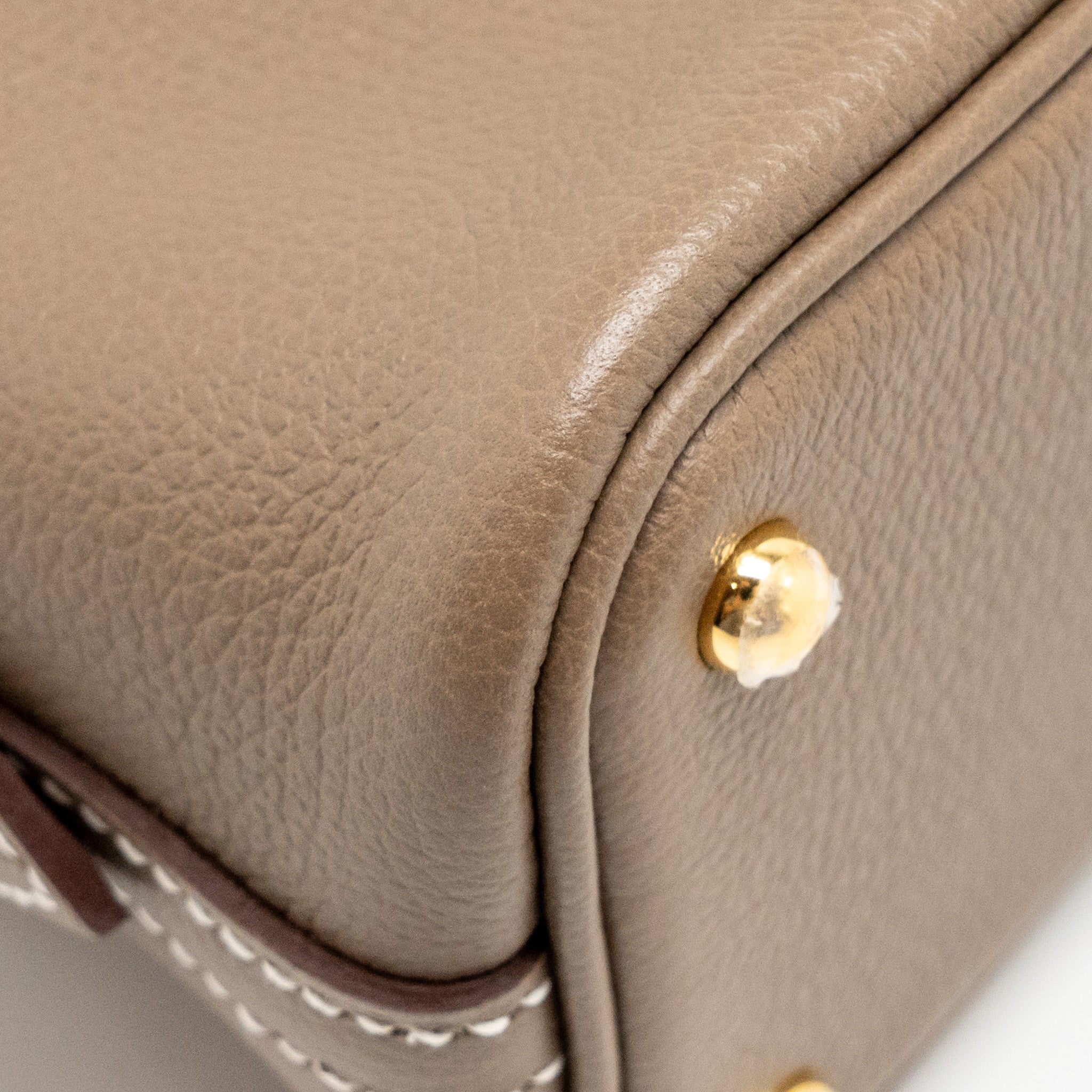HERMES MINI BOLIDE EVERCOLOR ETOUPE GHW