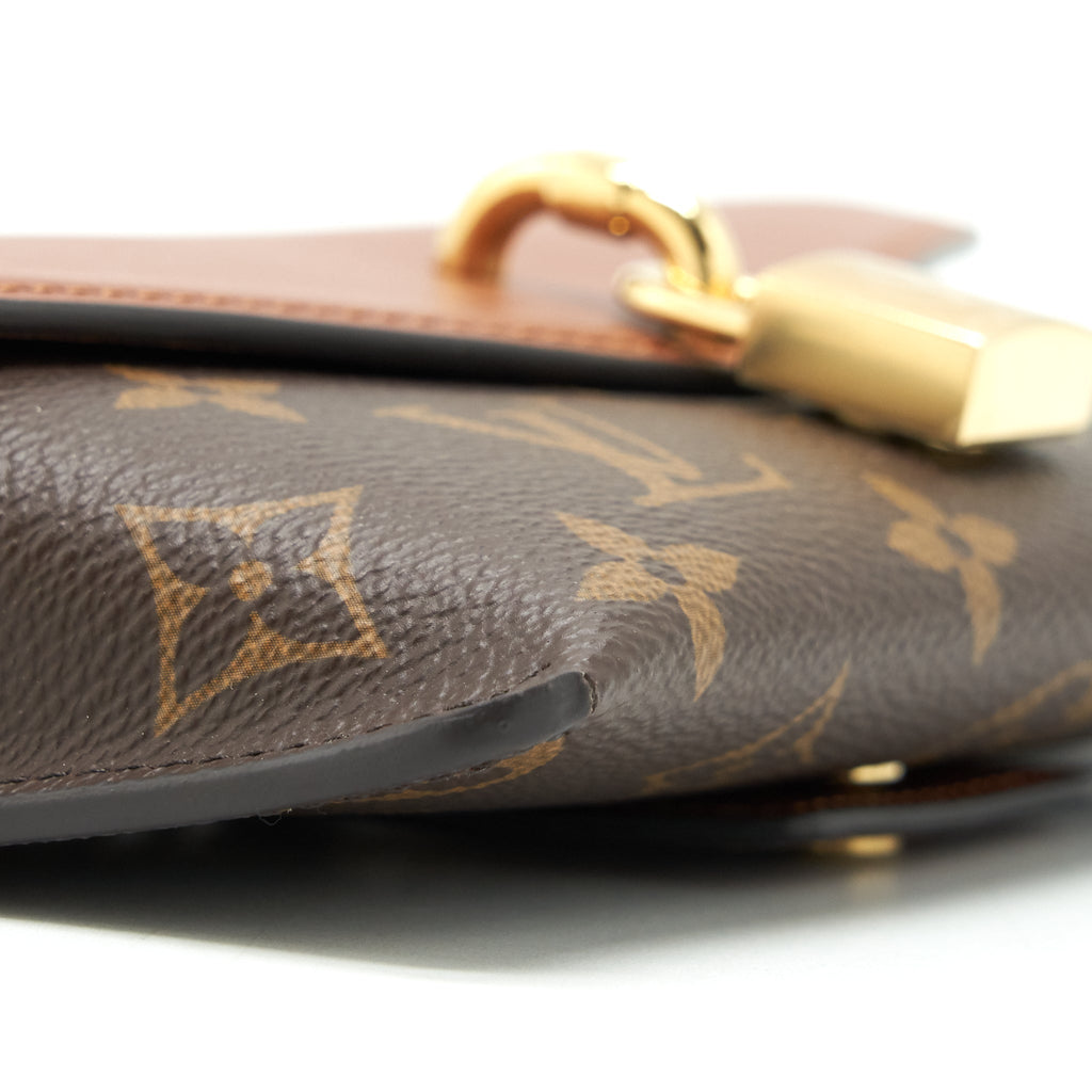 LOUIS VUITTON PADLOCK ON STRAP MONOGRAM CARAMEL GHW
