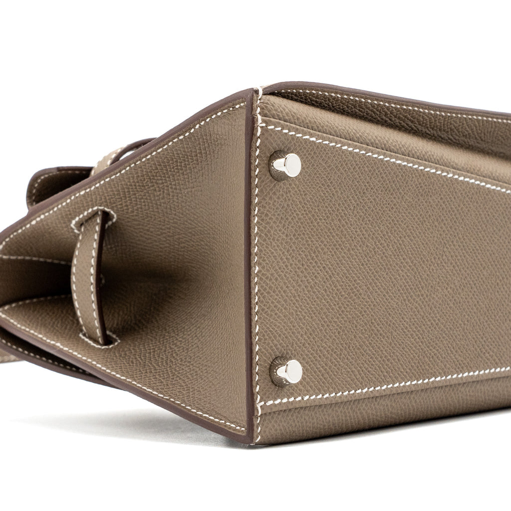 HERMES KELLY SELLIER EN DESORDRE 20 EPSOM ETOUPE SHW
