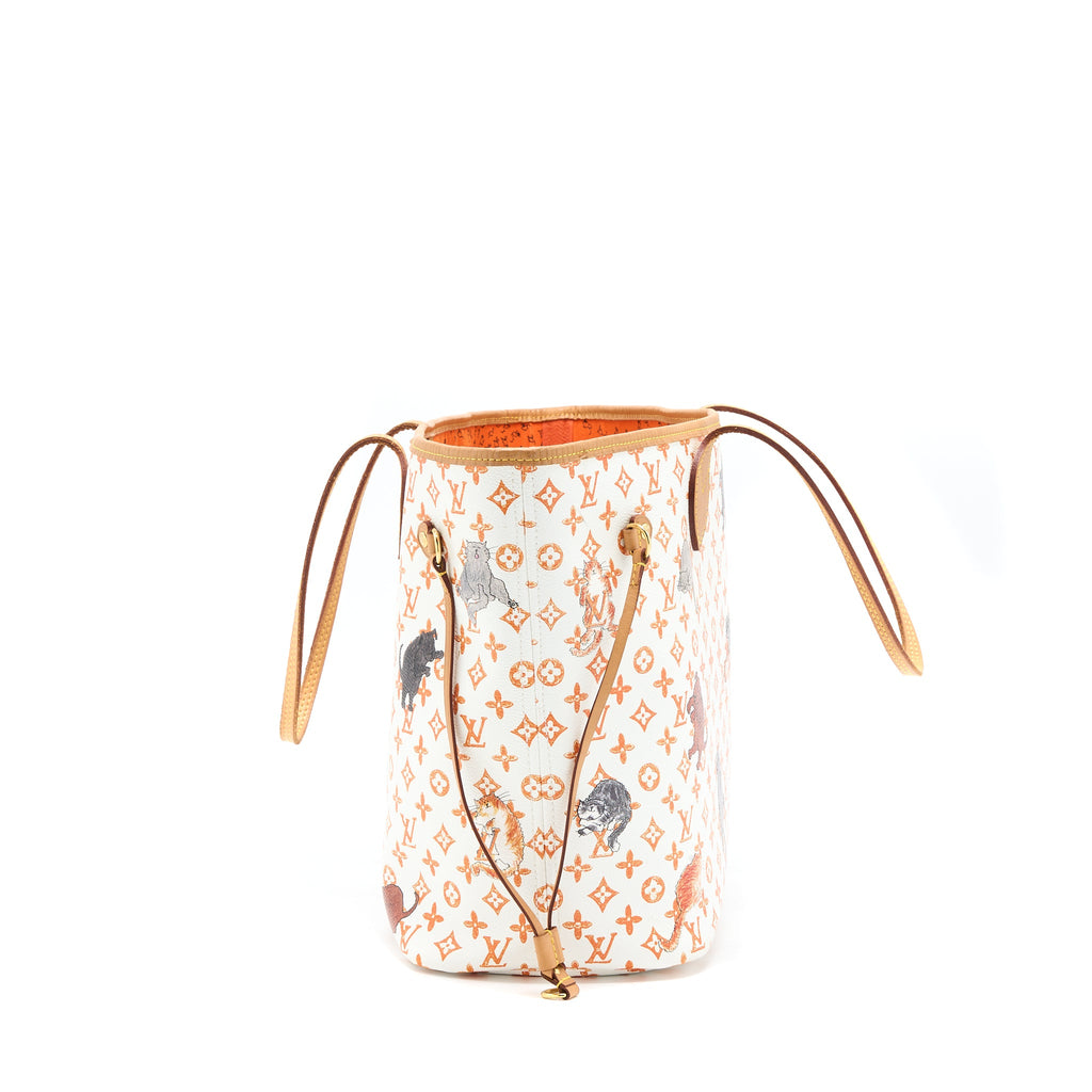 LOUIS VUITTON GRACE CODDINGTON CATOGRAM NEVERFULL MM CANVAS GHW