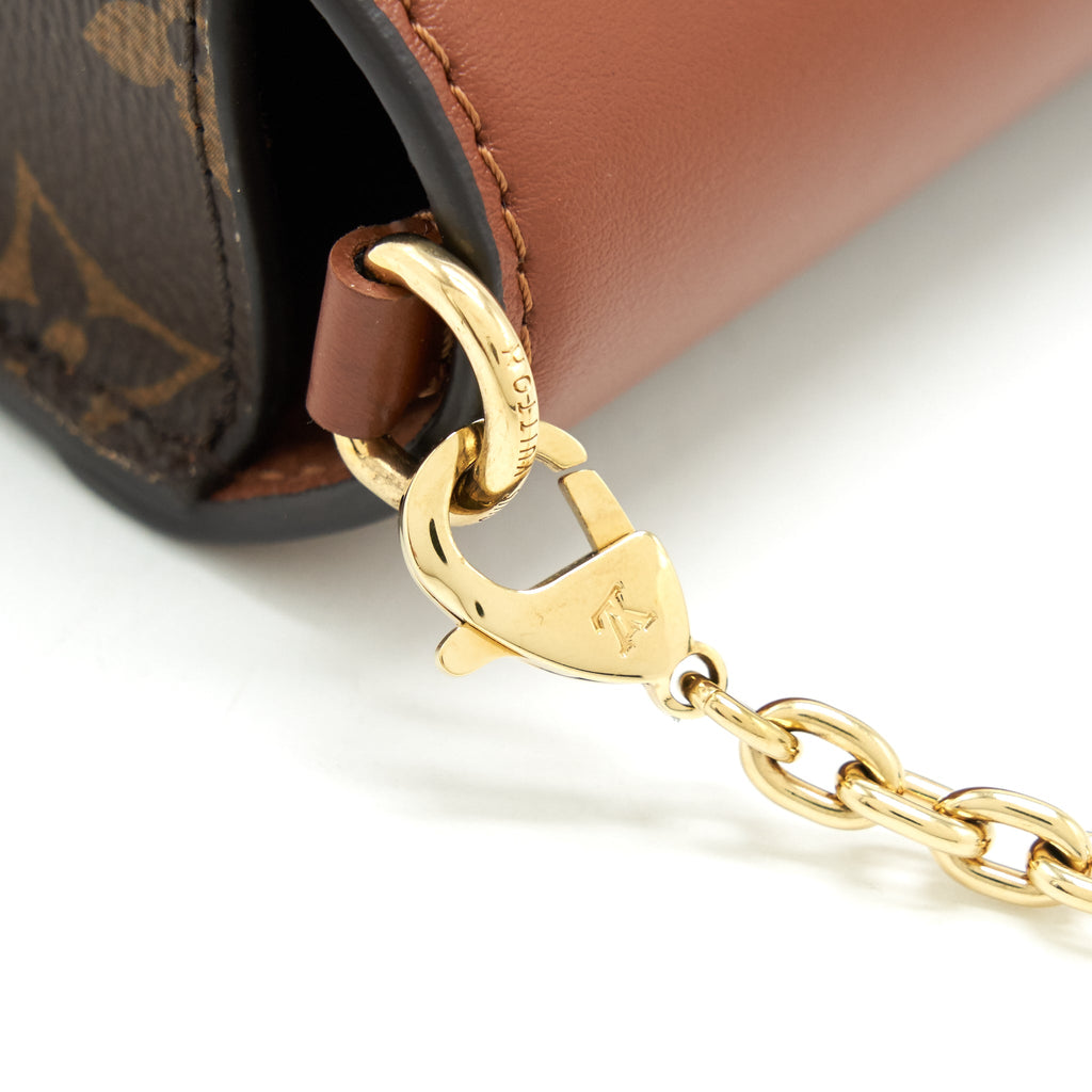 LOUIS VUITTON PADLOCK ON STRAP MONOGRAM CARAMEL GHW