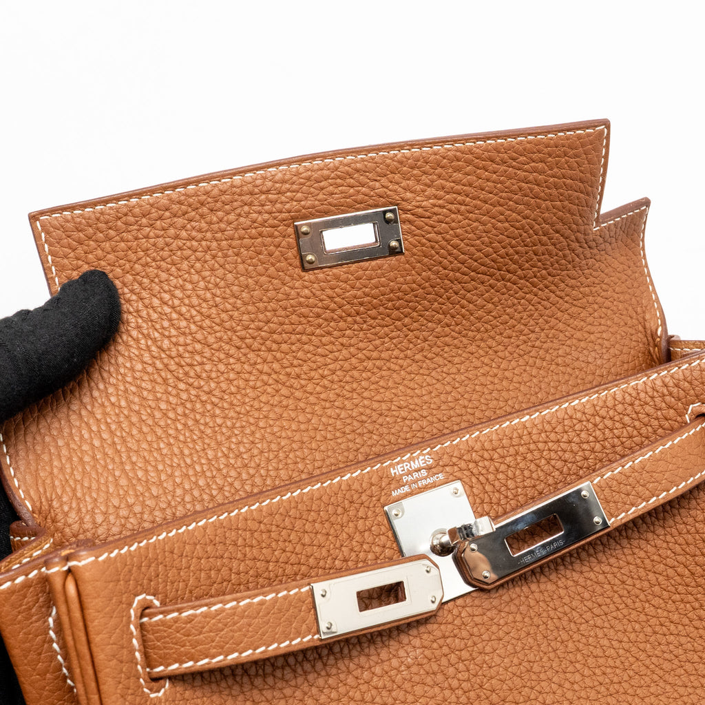 HERMES KELLY ADO 22 BACKPACK CLEMENCE GOLD SHW
