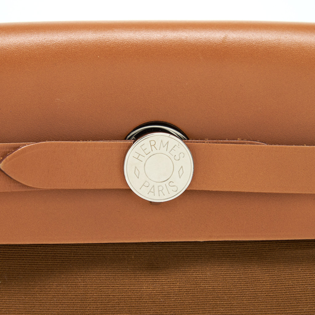 HERMES HERBAG GOLD WITH SHW