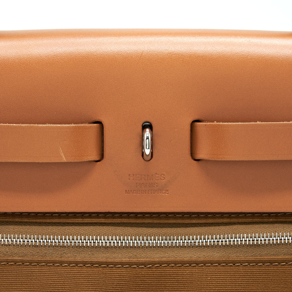 HERMES HERBAG GOLD WITH SHW