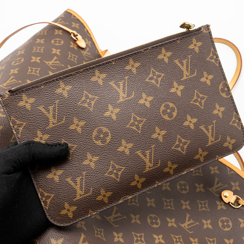 LOUIS VUITTON NEVERFULL GM MONOGRAM CANVAS GHW