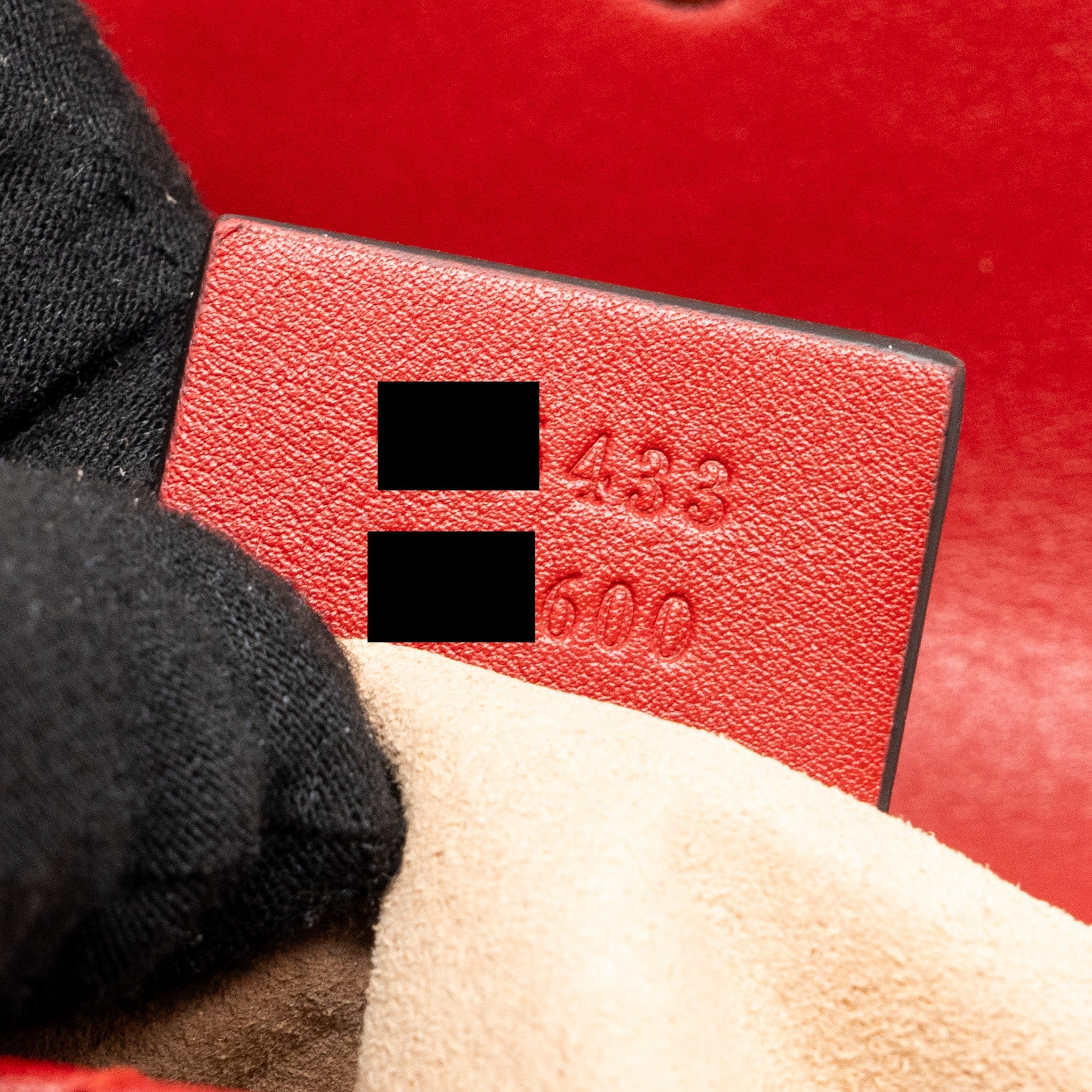 GUCCI SUPER MINI GG MARMONT CALFSKIN RED GHW