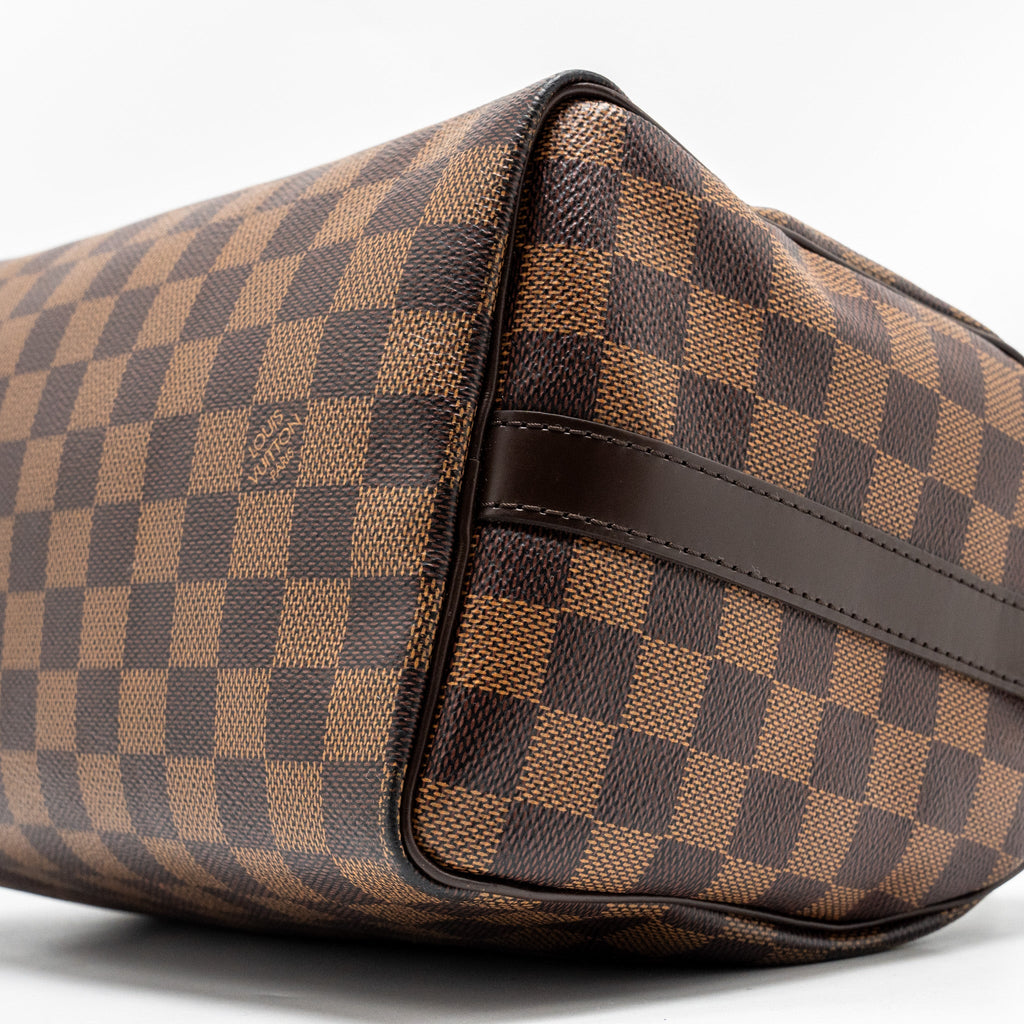 LOUIS VUITTON SPEEDY BANDOULIERE 25 DAMIER EBENE GHW