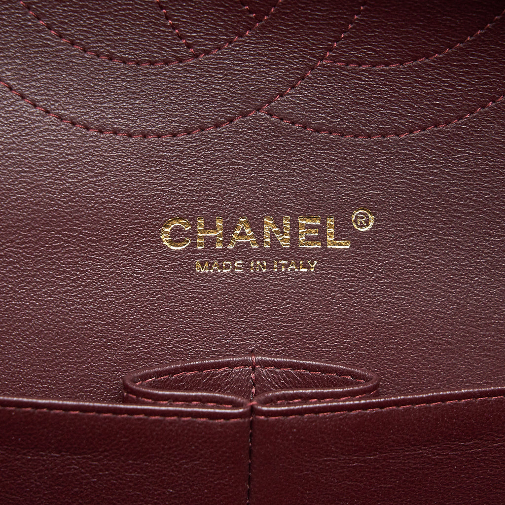 CHANEL CLASSIC JUMBO DOUBLE FLAP BAG LAMBSKIN BLACK GHW
