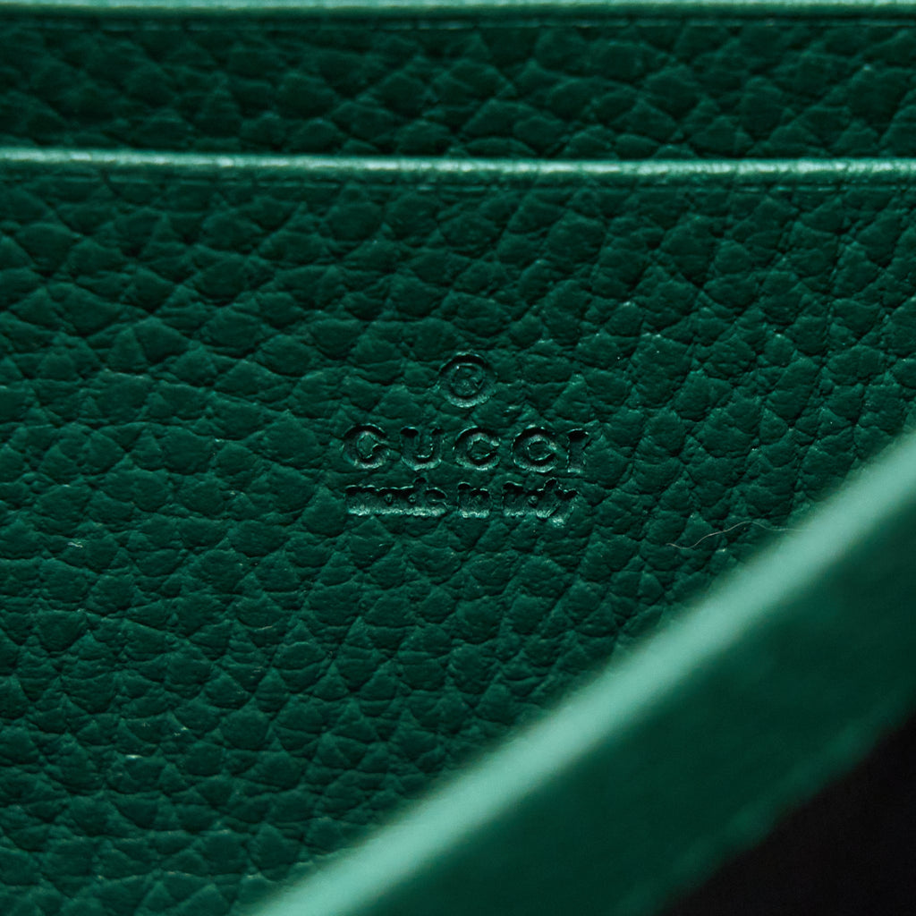 GUCCI MINI DIONYSUS WALLET ON CHAIN GREEN MULTICOLOUR HARDWARE