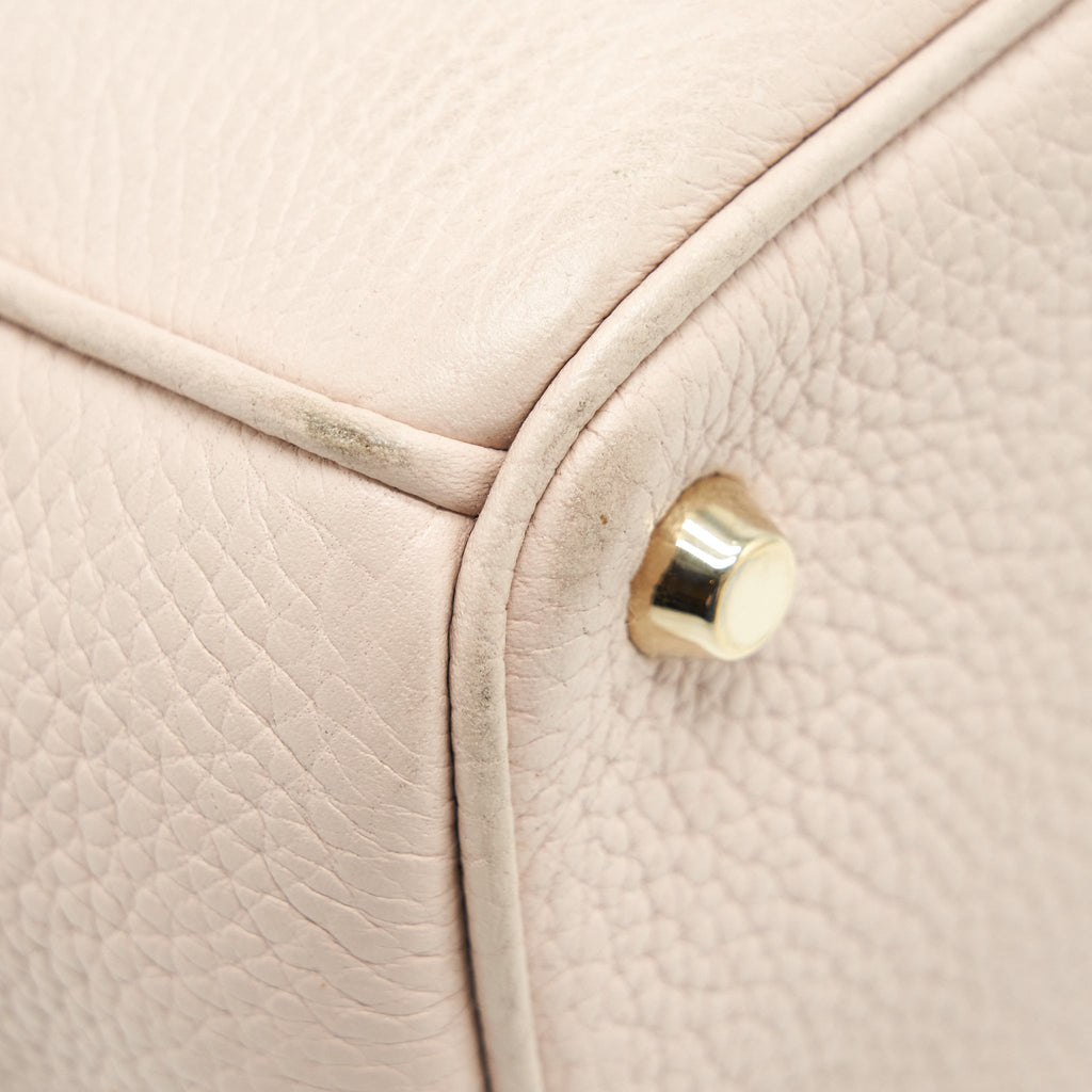 DIOR VIP DIORISSIMO TOTE BAG GRAINED CALFSKIN BEIGE GHW