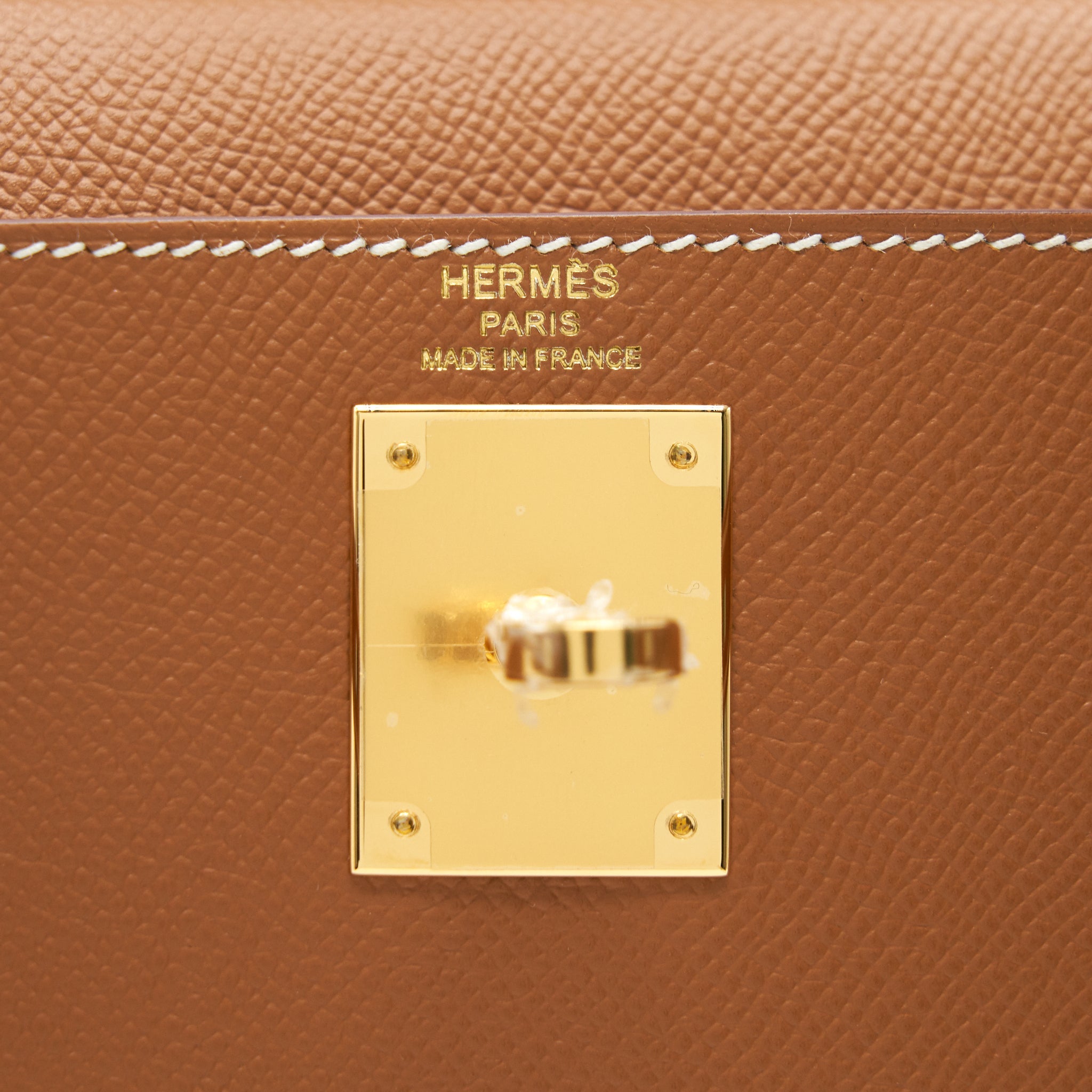 HERMES KELLY 28 GOLD WITH GHW EPSOM LEATHER