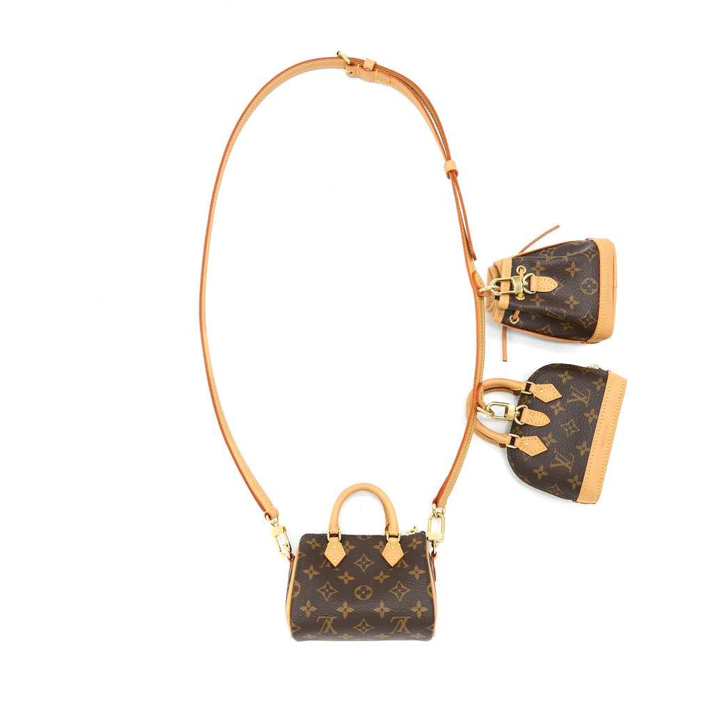 LOUIS VUITTON TRIO MINI ICONES MONOGRAM CANVAS GHW