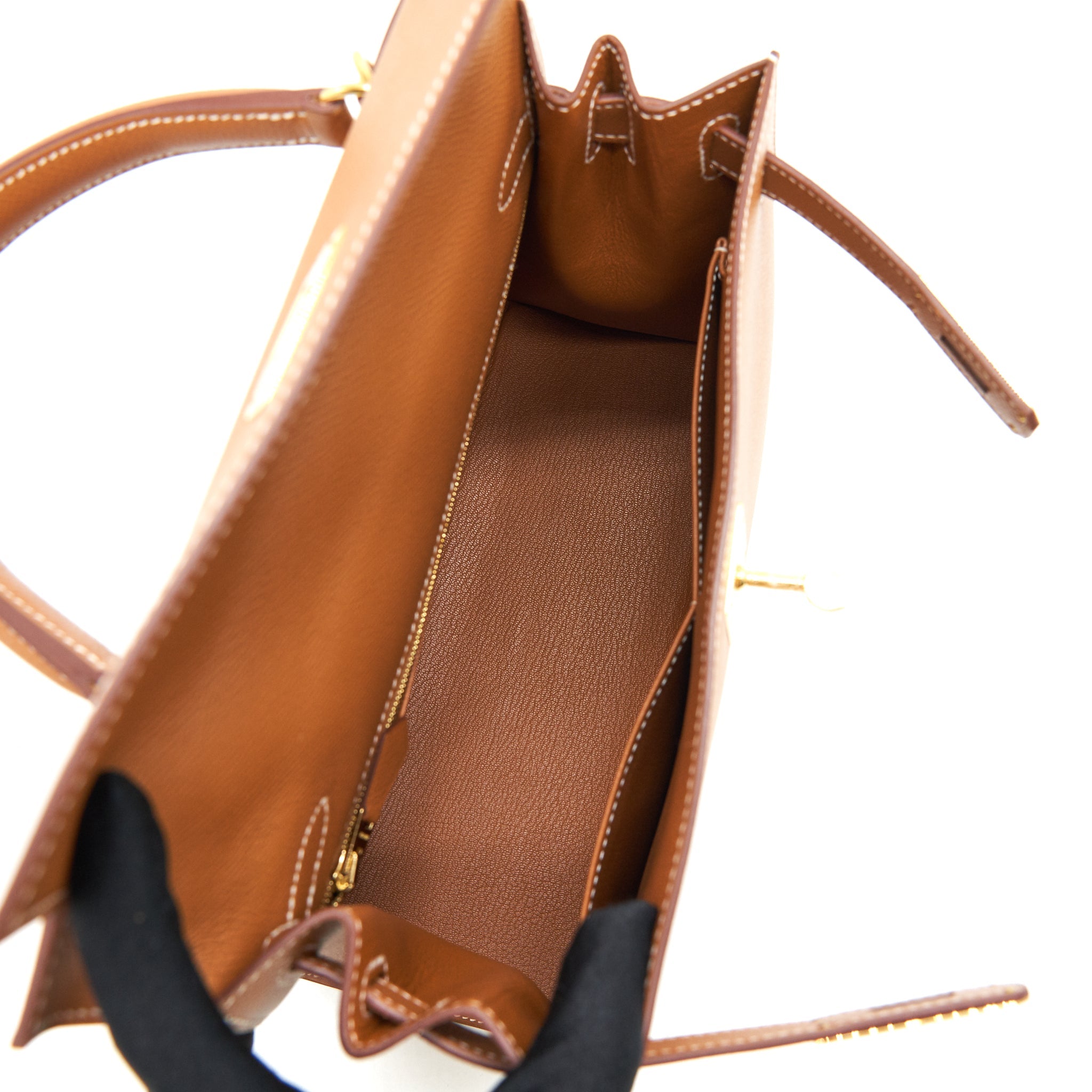 HERMES KELLY 28 GOLD WITH GHW EPSOM LEATHER