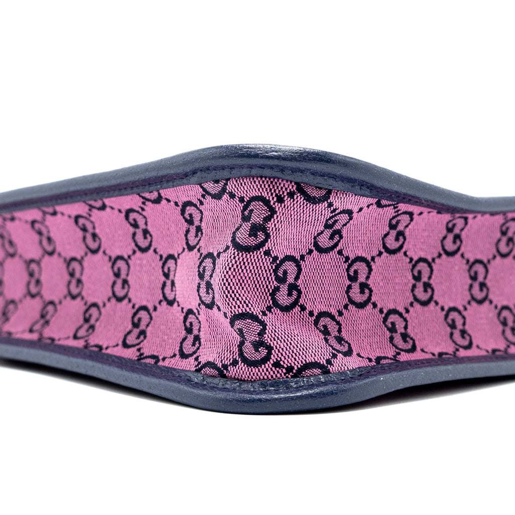 GUCCI CHILDREN’S TOTE BAG CANVAS/LEATHER PURPLE