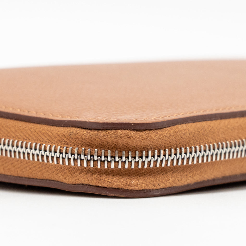 HERMES SILK IN CLASSIQUE LONG WALLET EPSOM GOLD SHW
