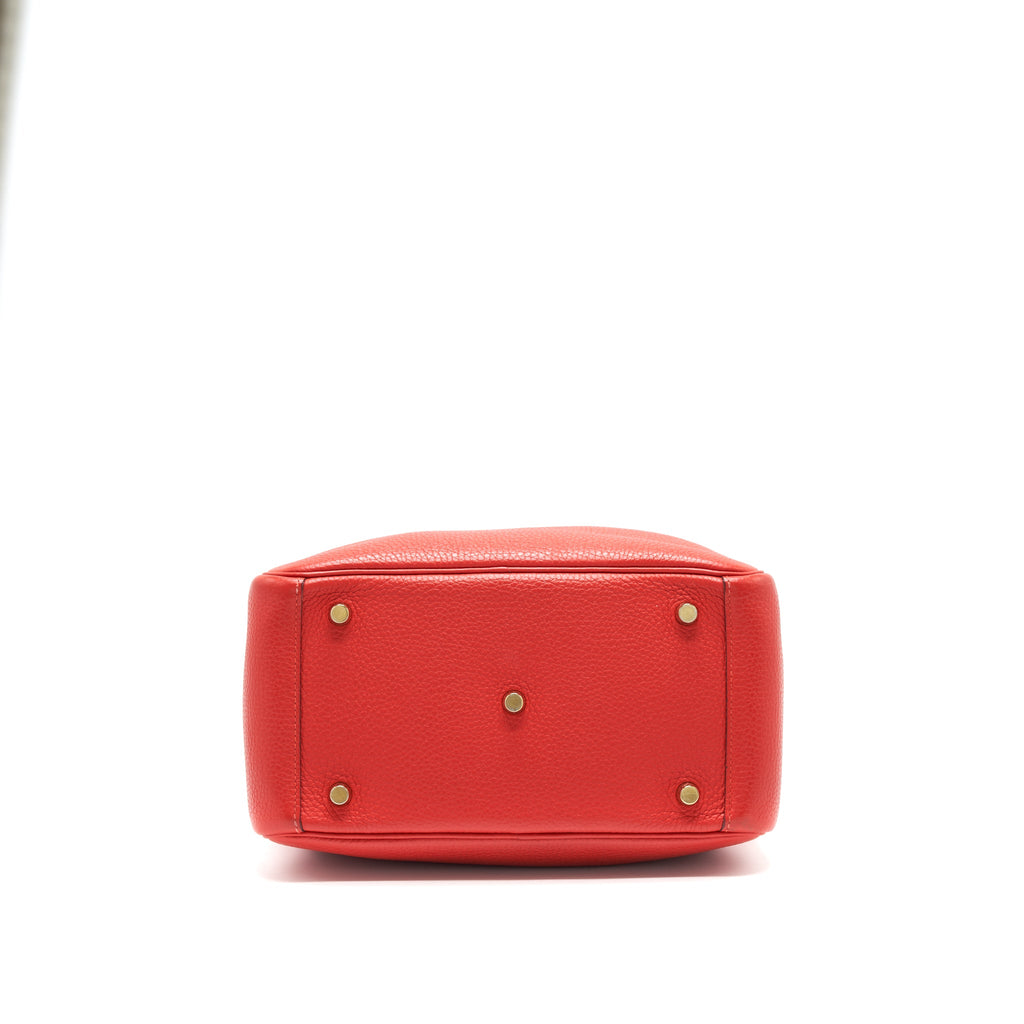 HERMES LINDY 26 ROUGE TOMATE GHW