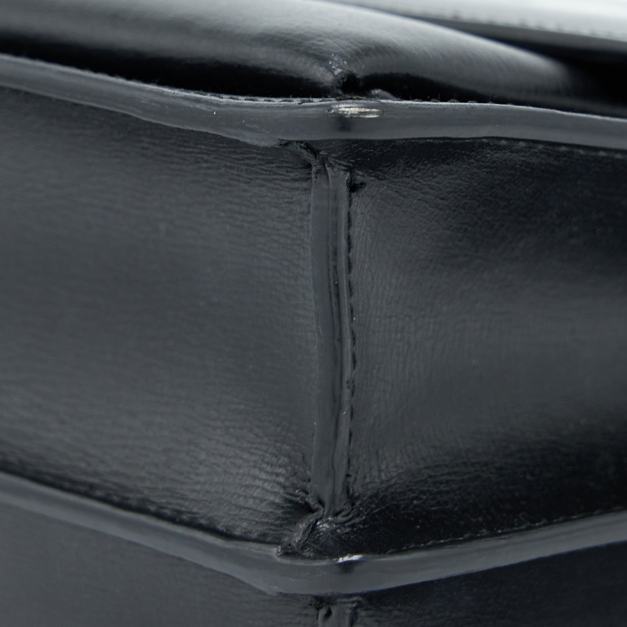 SAINT LAURENT/YSL SUNSET LARGE CHAIN BAG CALFSKIN BLACK SHW