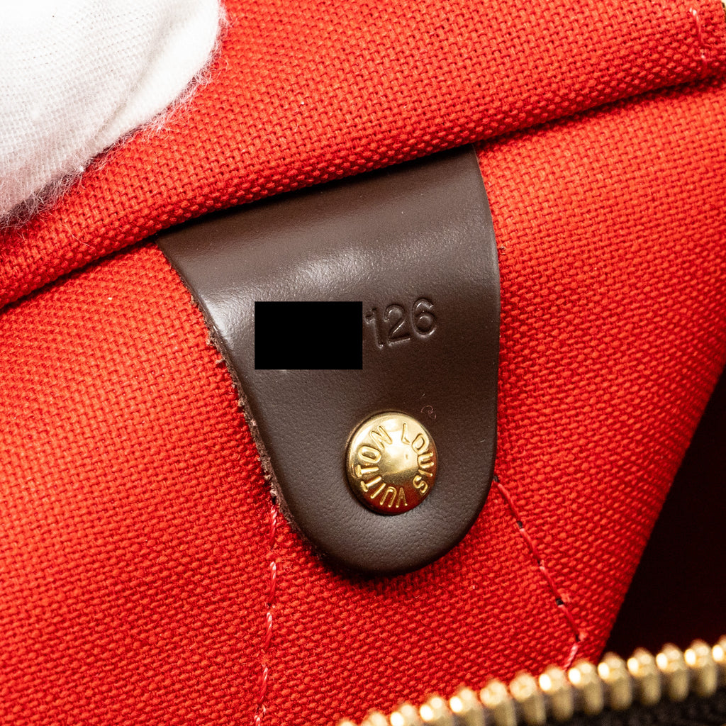 LOUIS VUITTON SPEEDY BANDOULIERE 25 DAMIER EBENE GHW