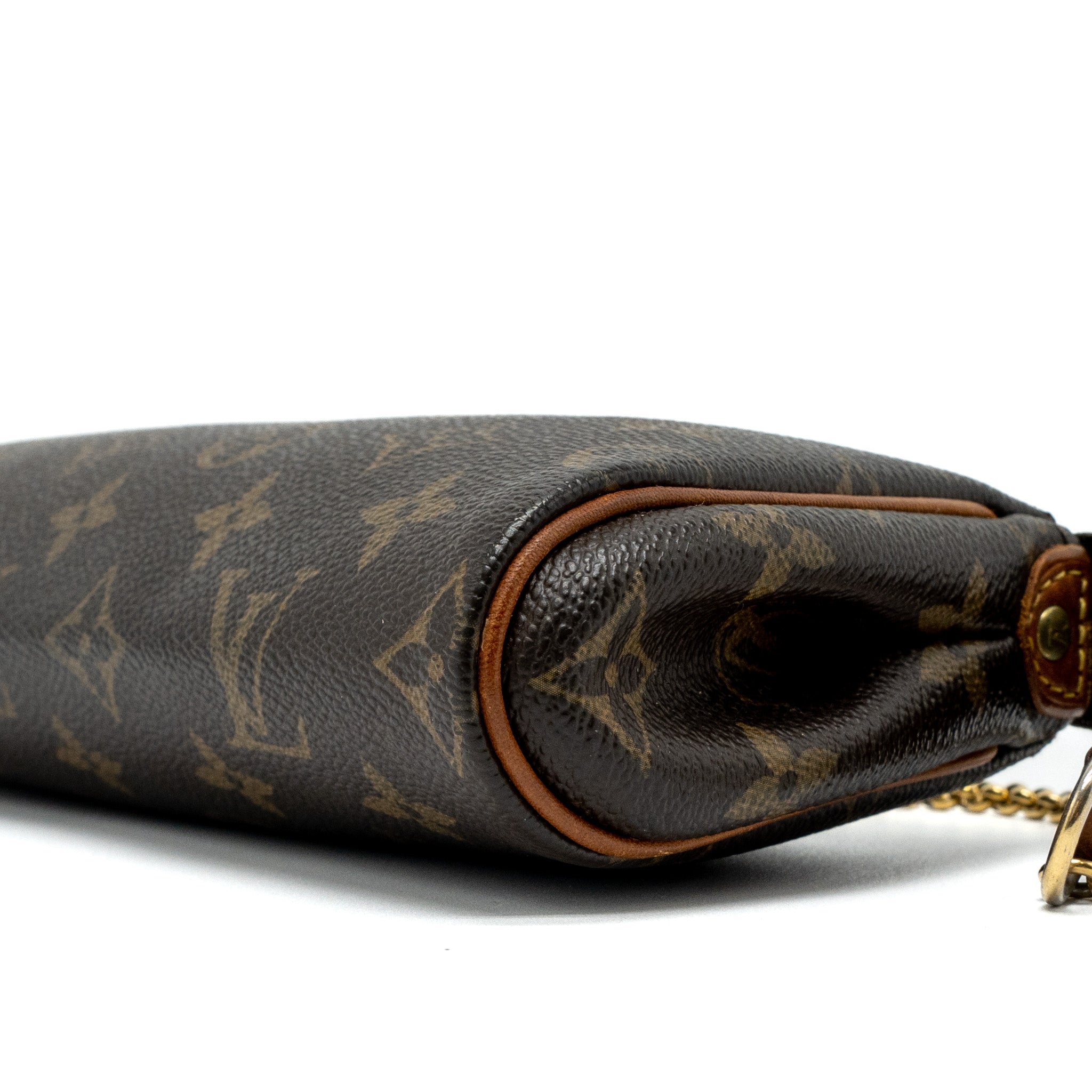 LOUIS VUITTON EVA POCHETTE BAG MONOGRAM CANVAS GHW