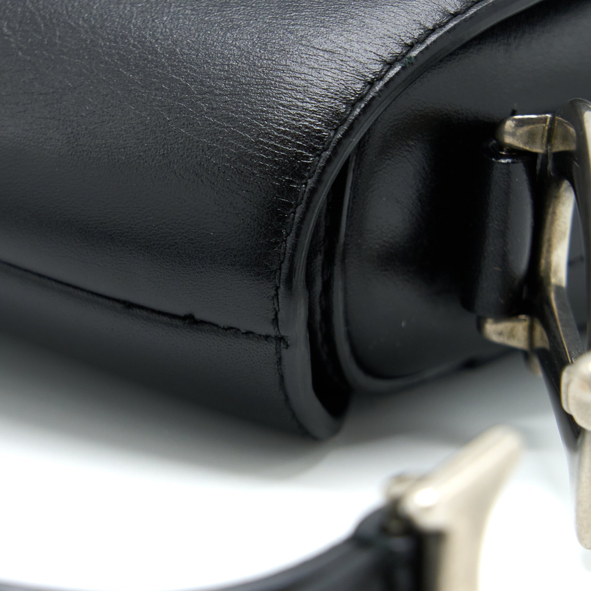 DIOR MEDIUM SADDLE BAG CALFSKIN BLACK SHW