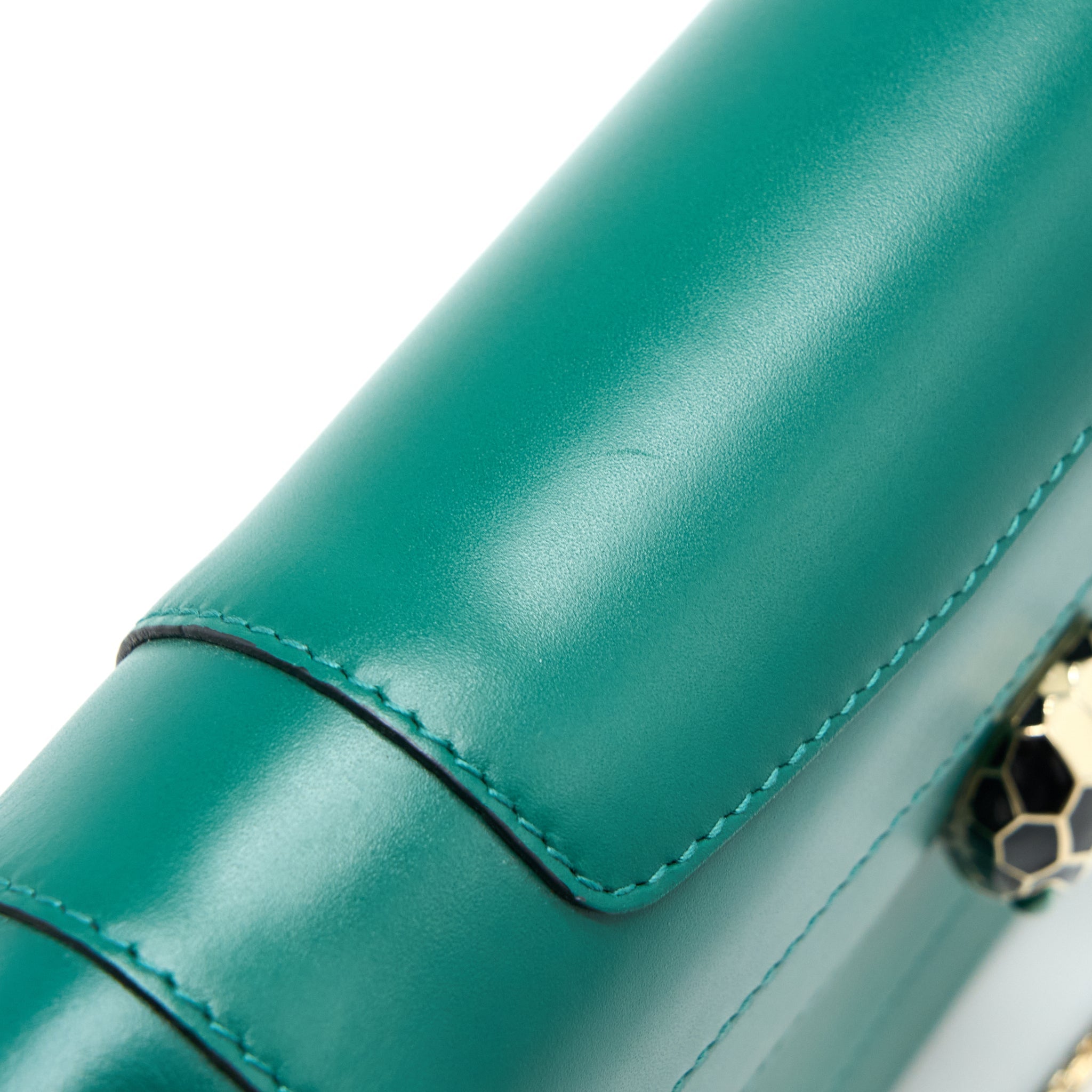 BVLGARI SERPENTI FOREVER SHOULDER BAG GREEN