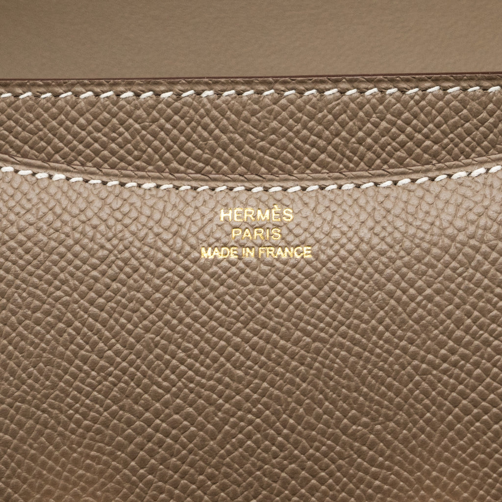 HERMES MINI CONSTANCE EPSOM ETOUPE RGHW