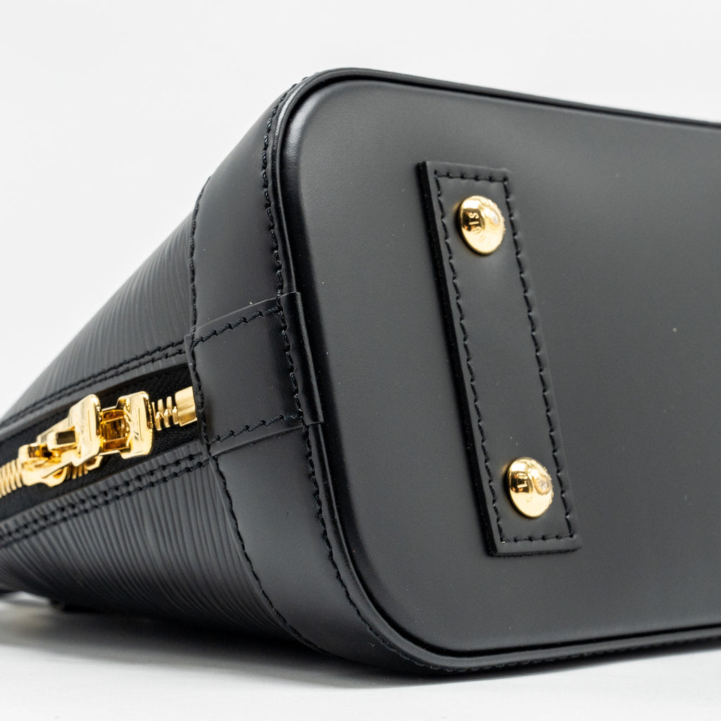 LOUIS VUITTON ALMA BB BLOOMING FLOWERS LIMITED EDITION EPI BLACK/MULTICOLOUR GHW