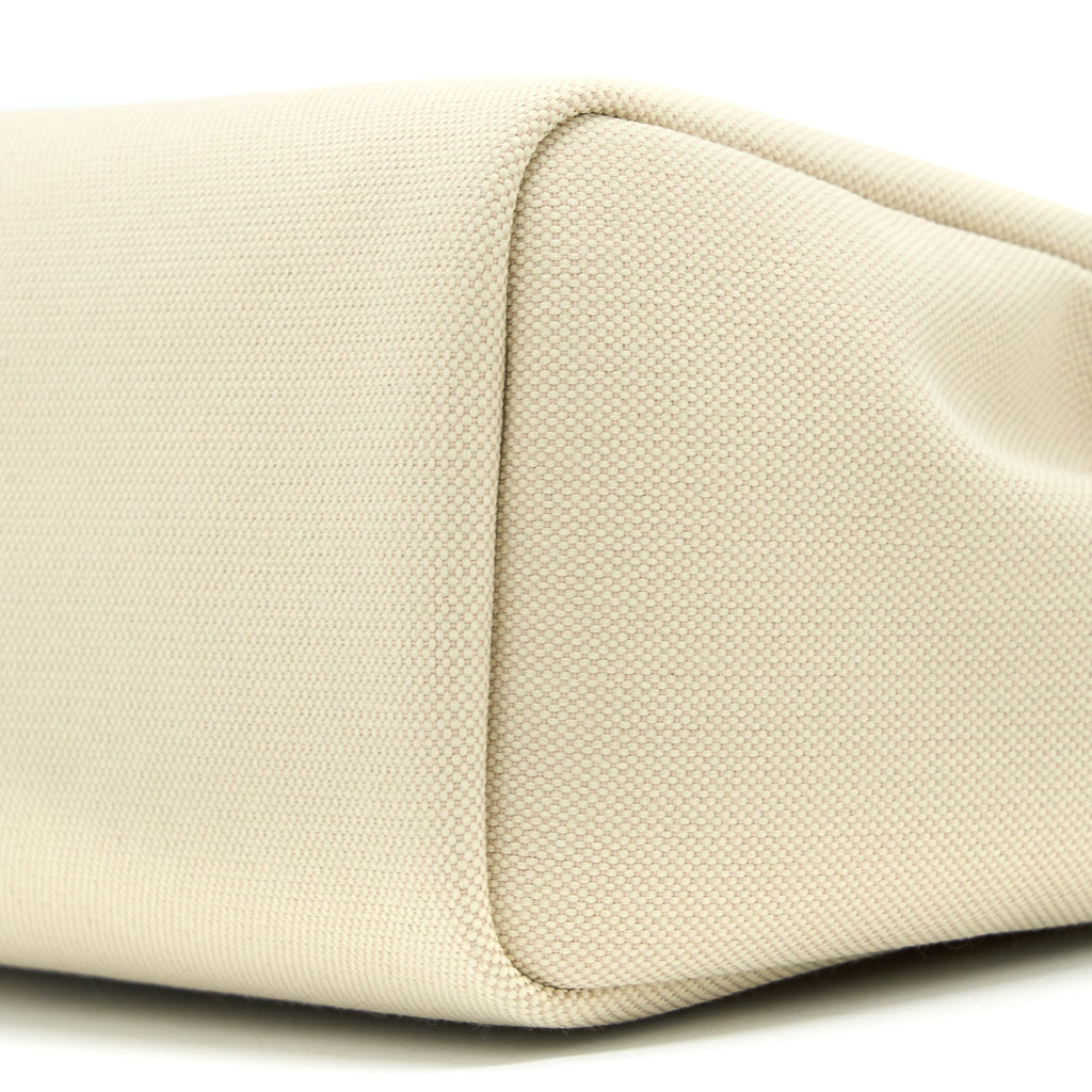 HERMES HERBAG ZIP 31 BAG CANVAS BRETON/NATURAL SABLE/NATA SHW