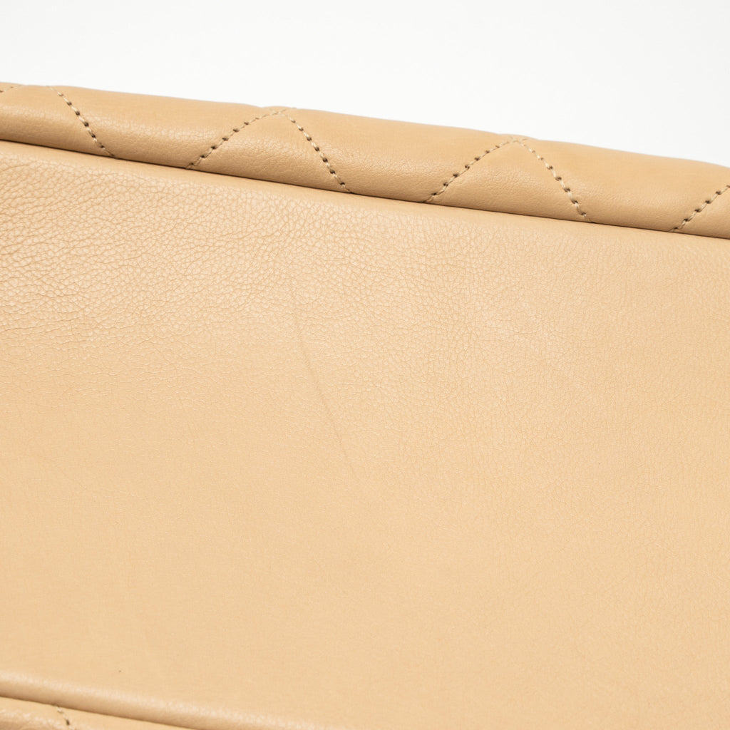 CHANEL SHOPPING TOTE CALFSKIN BEIGE GHW
