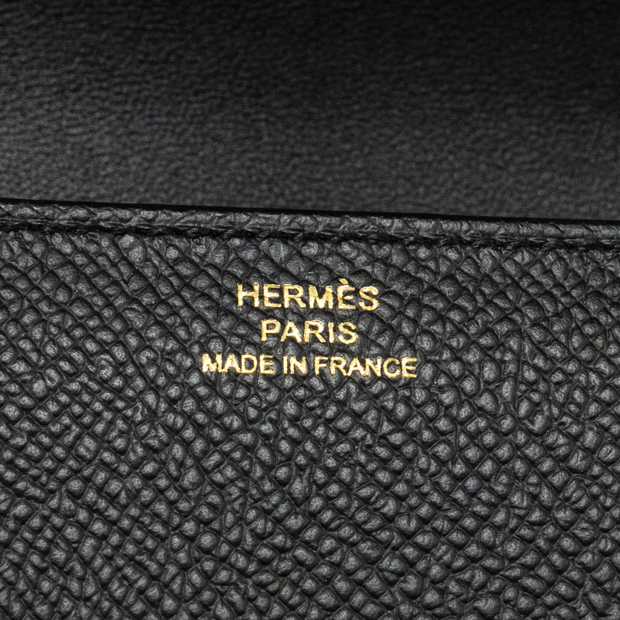 HERMES CONSTANCE ELAN EPSOM BLACK GHW