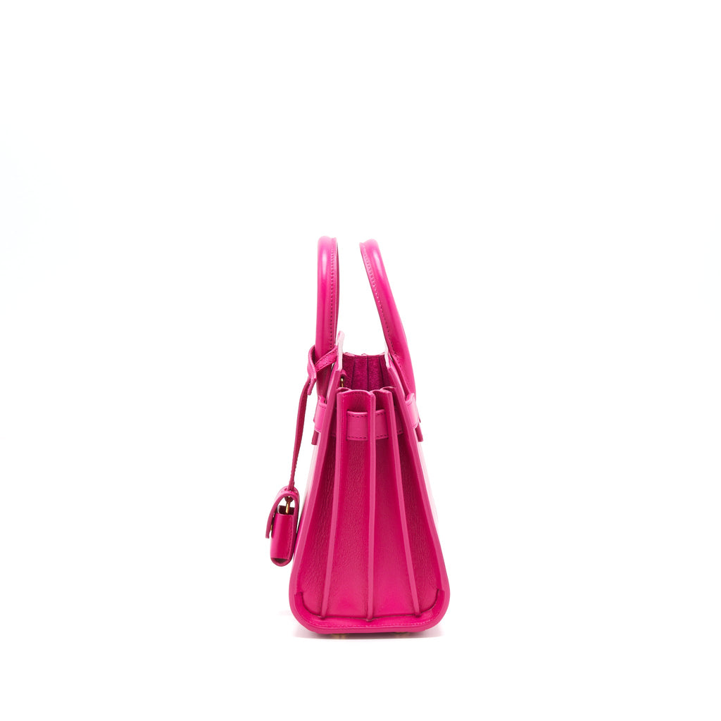 SAINT LAURENT SAC DE JOUR NANO PINK