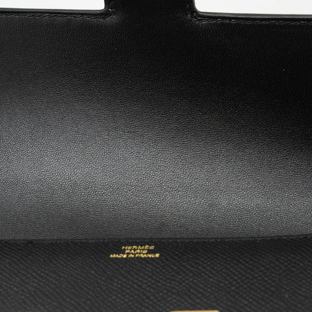 HERMES CONSTANCE ELAN EPSOM BLACK GHW