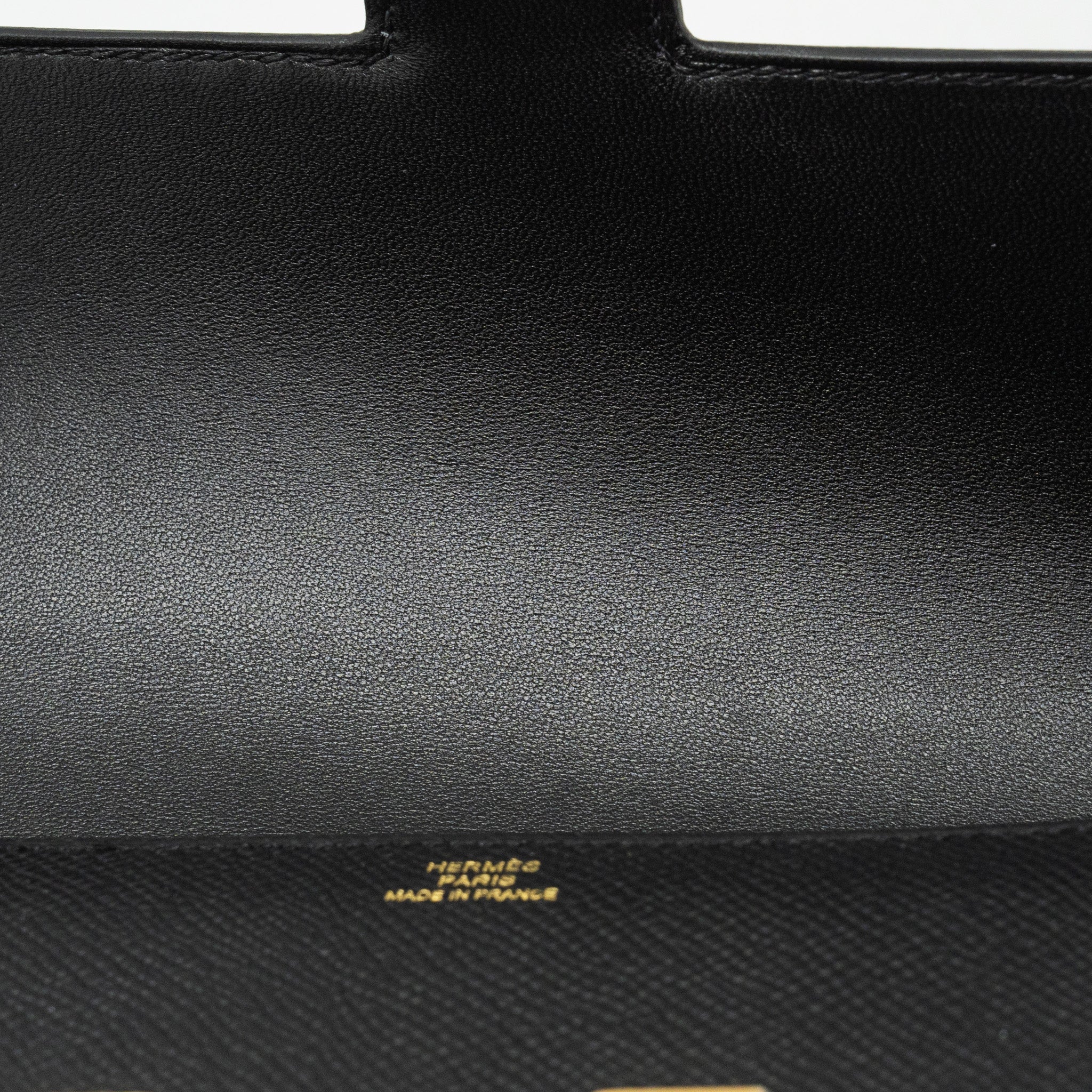 HERMES CONSTANCE ELAN EPSOM BLACK GHW