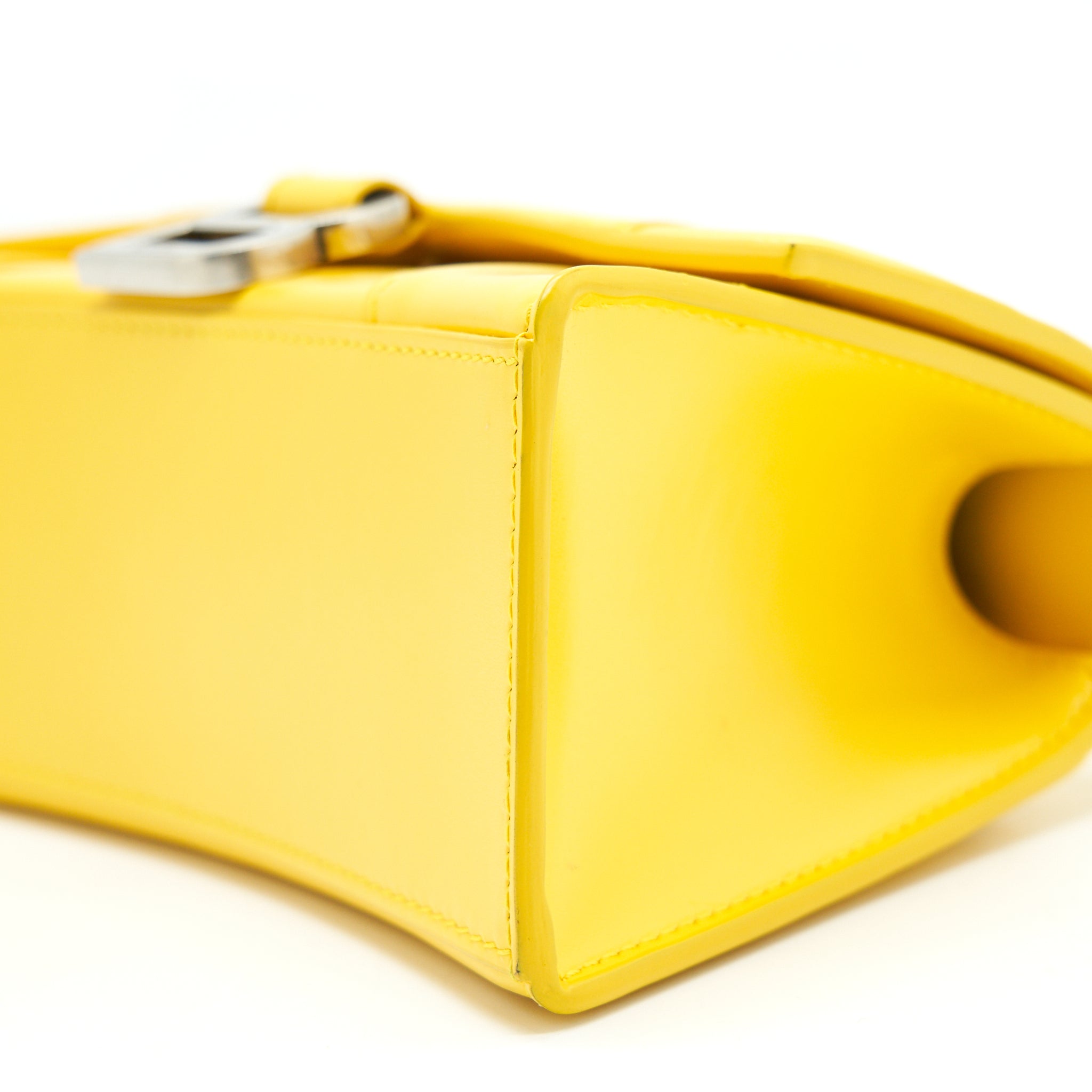 BALENCIAGA HOURGLASS XS TOP HANDLE YELLOW