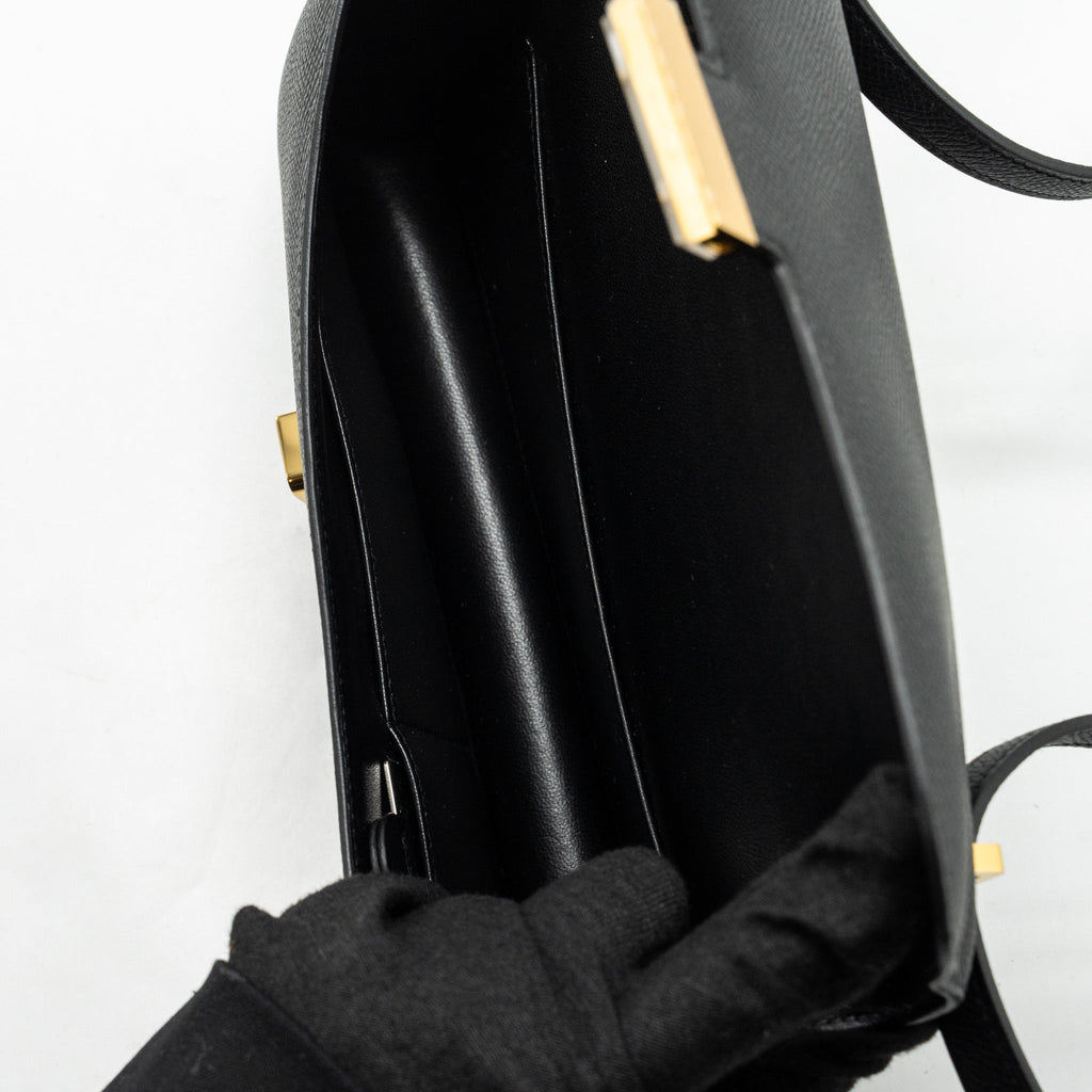 HERMES CONSTANCE ELAN EPSOM BLACK GHW