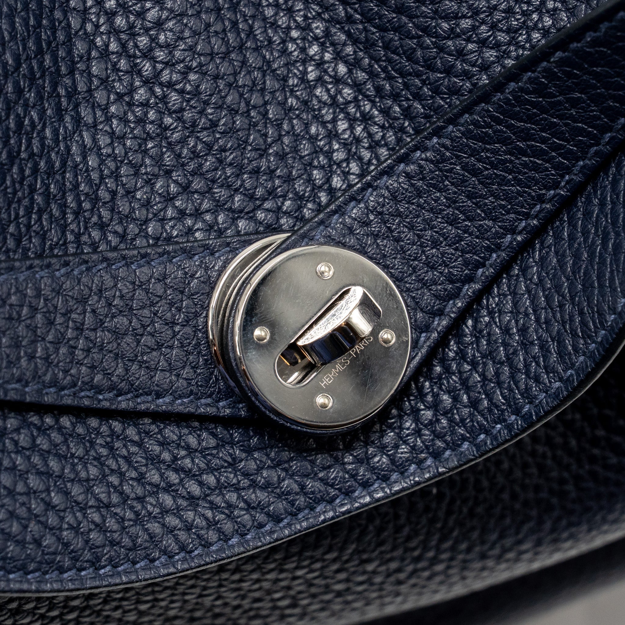 HERMES LINDY 30 CLEMENCE BLUE JEANS SHW