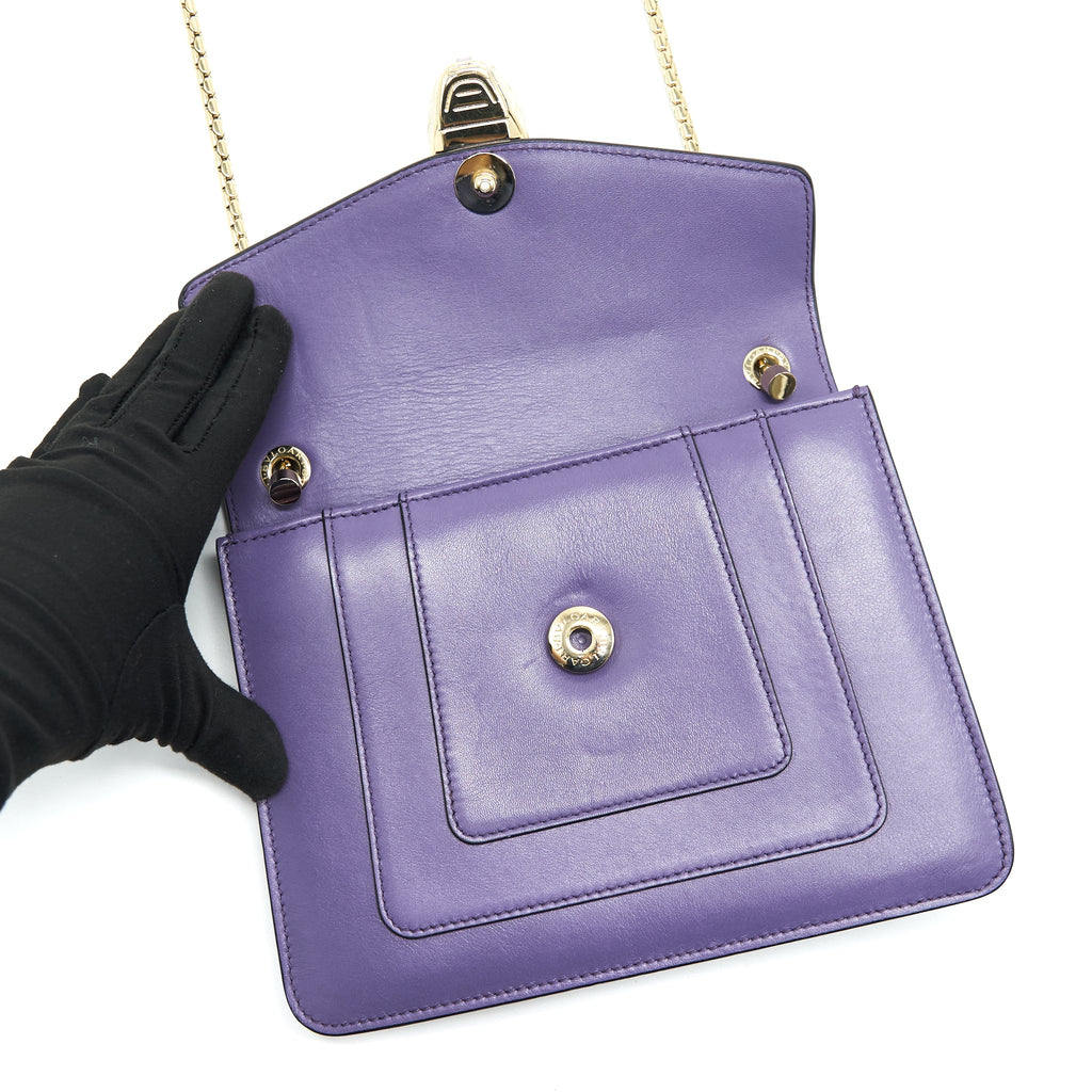 BVLGARI SERPENTI FOREVER CROSSBODY BAG PURPLE