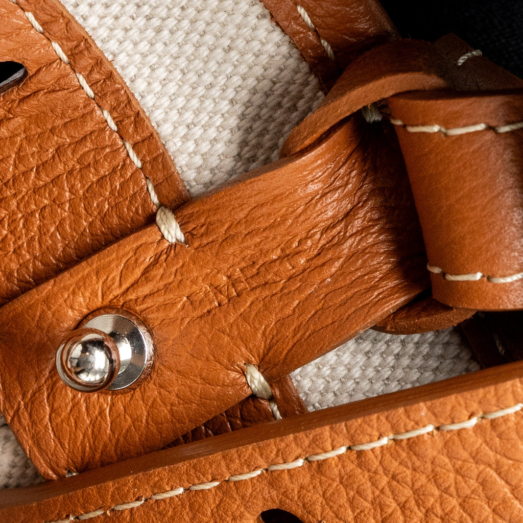 GOYARD PETIT FLOT BUCKET BAG CANVAS / CALFSKIN BROW SHW