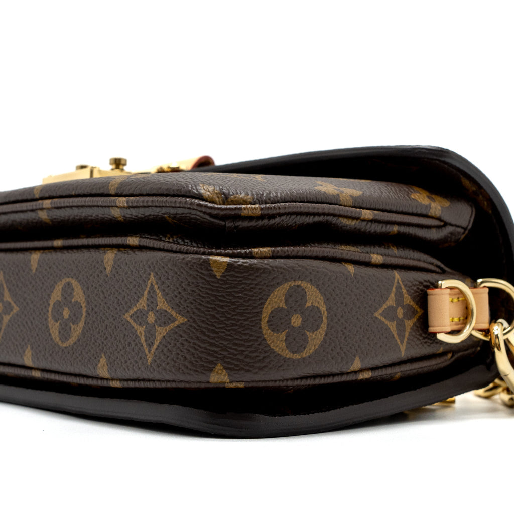 LOUIS VUITTON POCHETTE MÉTIS EAST WEST MONOGRAM CANVAS GHW (NEW VERSION)