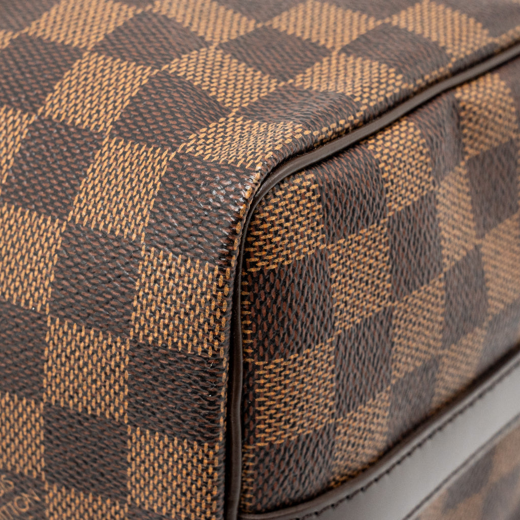 LOUIS VUITTON SPEEDY BANDOULIERE 25 DAMIER EBENE GHW