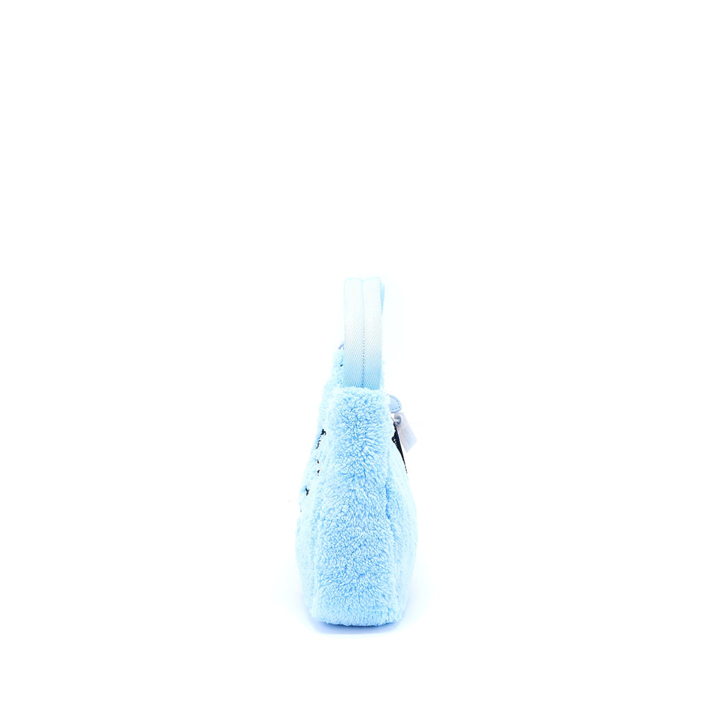 PRADA RE-EDITION 2000 TERRY MINI BAG BLUE SHW