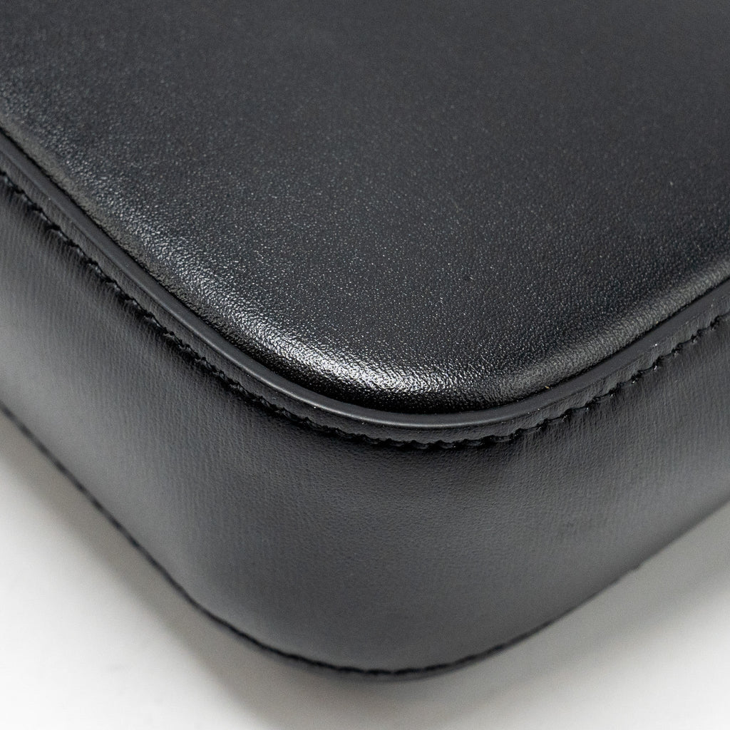 CELINE MINI CLAUDE CALFSKIN BLACK GHW
