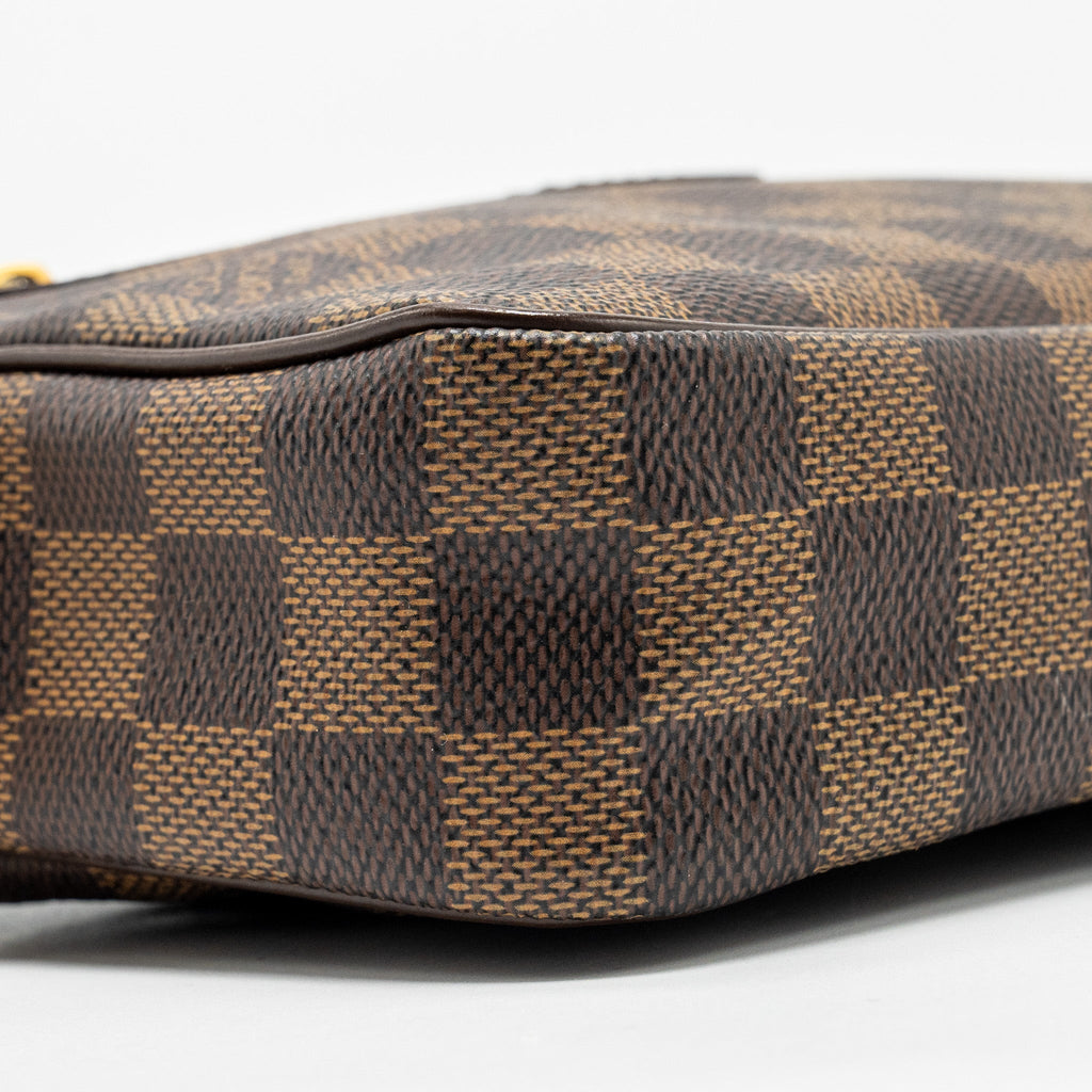 LOUIS VUITTON POUCH DAMIER EBENE GHW