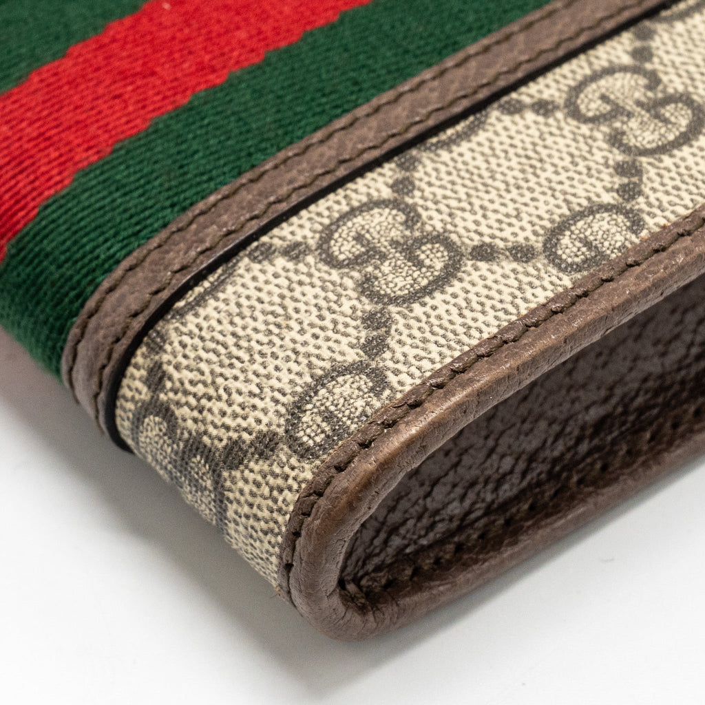 GUCCI OPHIDIA GG VERTICAL FLAP MINI BAG GG SUPERMEN CANVAS / CALFSKIN MULTICOLOUR GHW