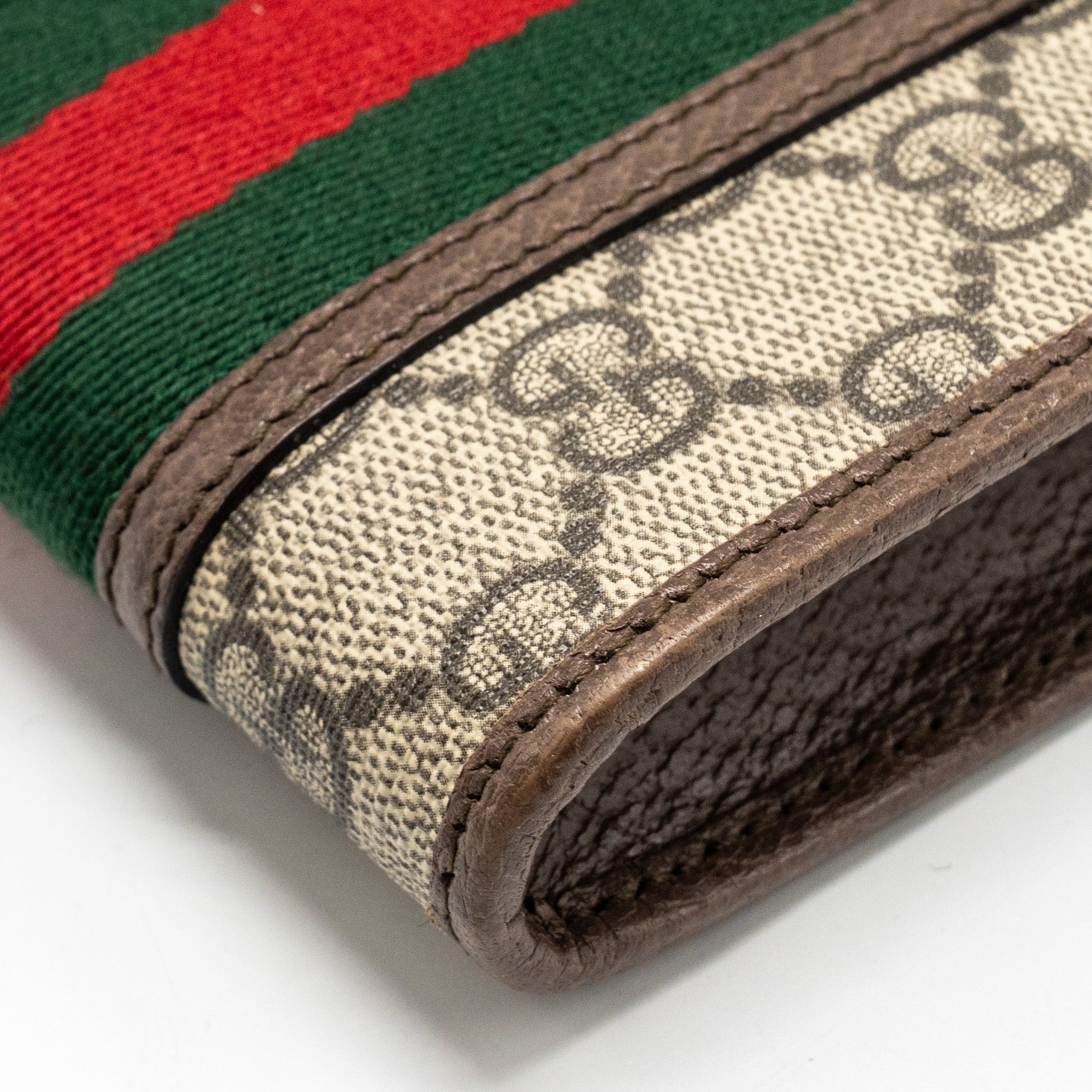 GUCCI OPHIDIA GG VERTICAL FLAP MINI BAG GG SUPERMEN CANVAS / CALFSKIN MULTICOLOUR GHW