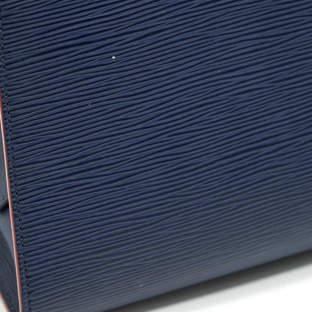 LOUIS VUITTON EPI LEATHER TOTE BAG NAVY