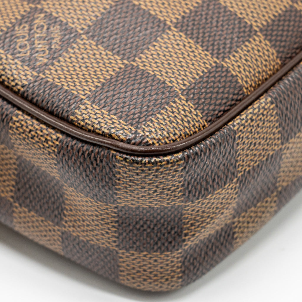 LOUIS VUITTON POUCH DAMIER EBENE GHW