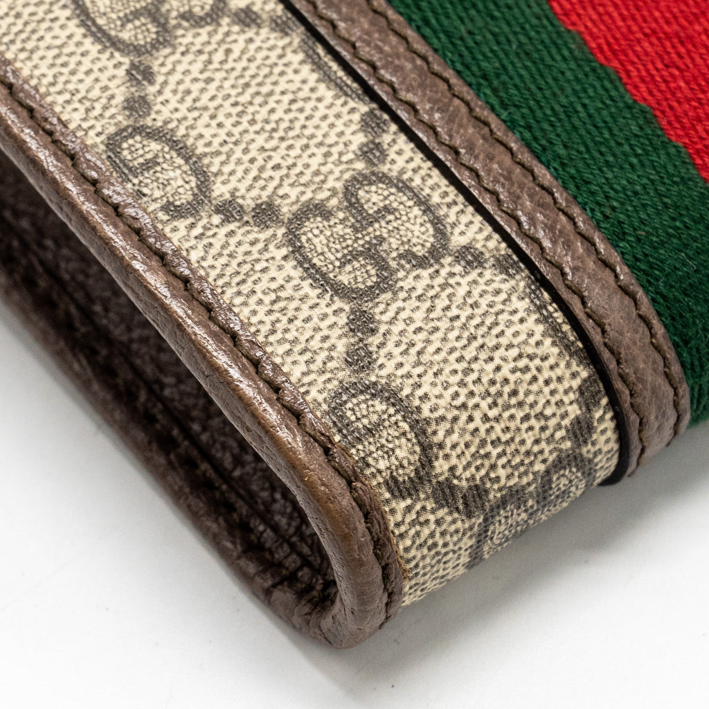 GUCCI OPHIDIA GG VERTICAL FLAP MINI BAG GG SUPERMEN CANVAS / CALFSKIN MULTICOLOUR GHW
